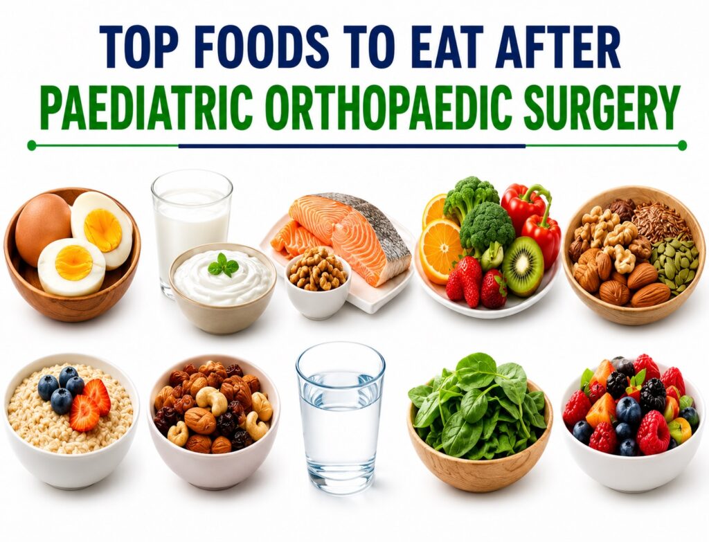 Top Foods to Eat After Paediatric Orthopaedic Surgery for Faster Healing